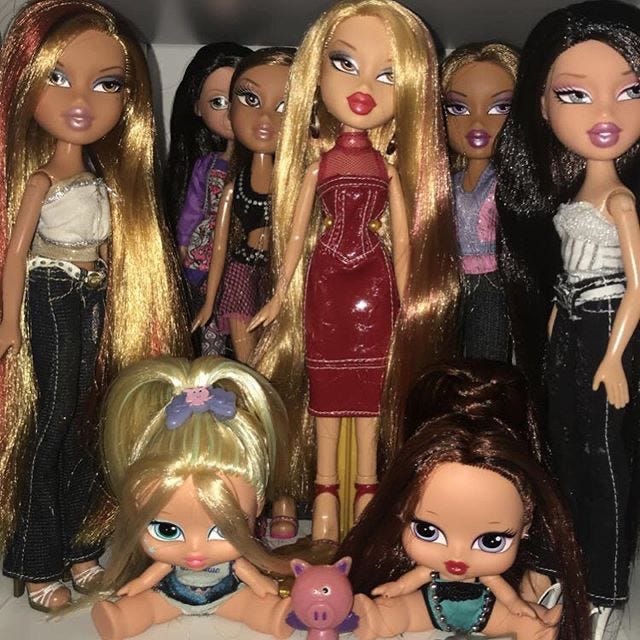 Bratz VS My Scene Dolls. The 2 Dolls from Mattel you played with… | by  Laura Annabelle | Our Creative Time | Medium