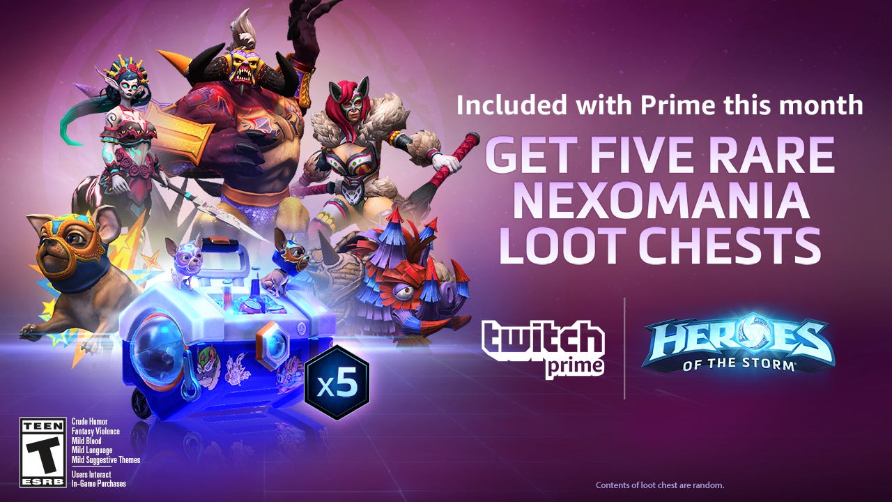 New Rewards For Twitch Prime Members Twitch Blog -
