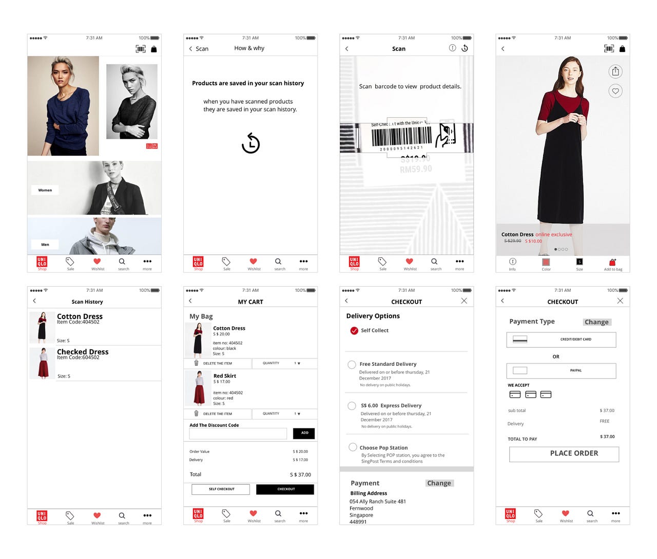 UI/UX Case Study: Mobile Self-Checkout App Design Concept | by Leow Hou ...