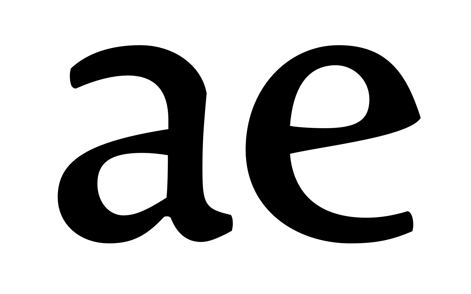 Designing the letter Æ. The letter ‘Æ’ evolved from the… | by Frode