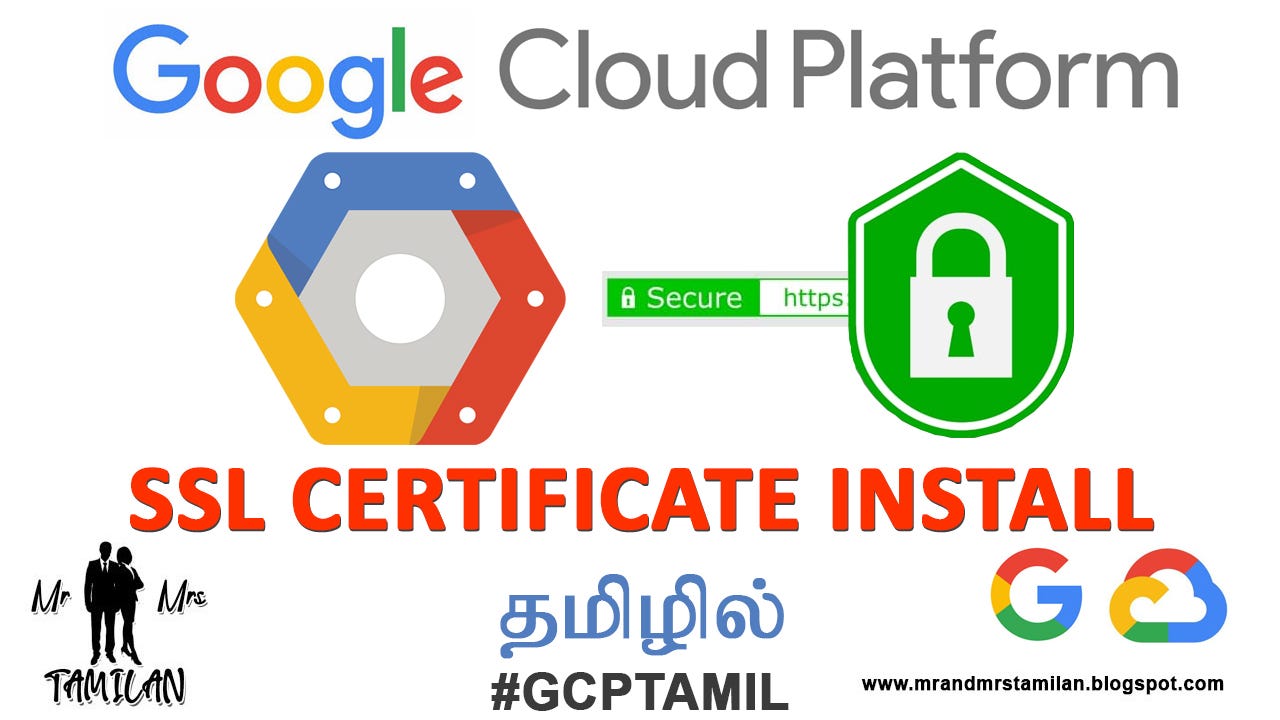 Google Cloud Platform SSL Certificate Add Bitnami Logo Remove Tamil Tutorial #GoogleCloudTamil Mr & Mrs Tamilan #GCPTamil