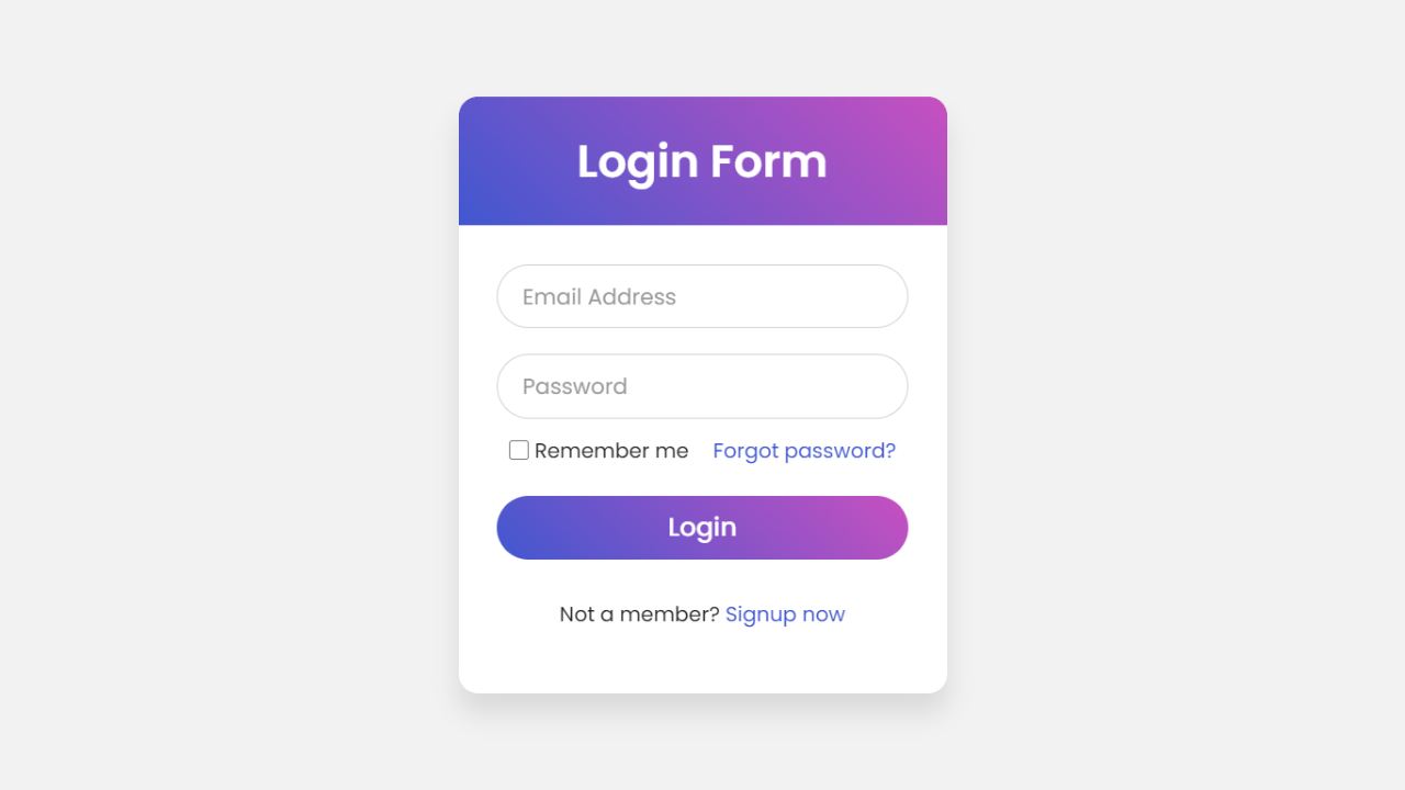 Login Form with Floating Label Animation using only HTML & CSS | by  CodingNepal | Medium