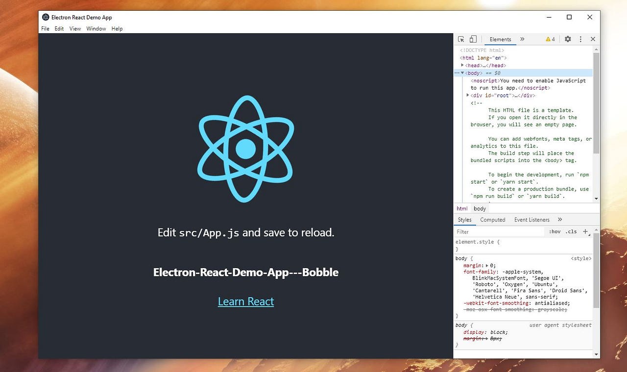 Create a Desktop App Using Electron and React by Ashish Srivastava