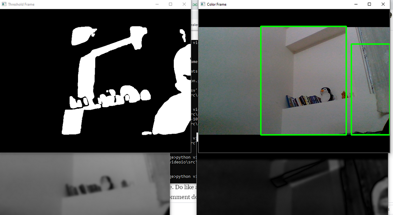 Motion Detector using OpenCV in Python | by Anamika Jha | Affine | Medium