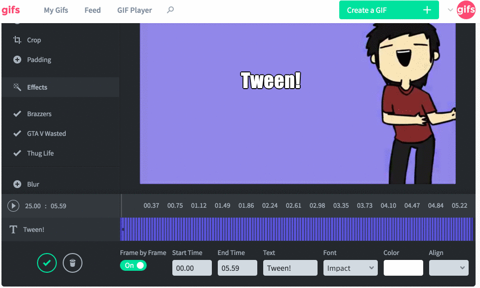 How to use frame by frame editing on by Medium