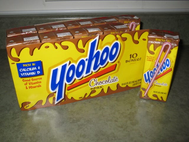 food with yellow packaging