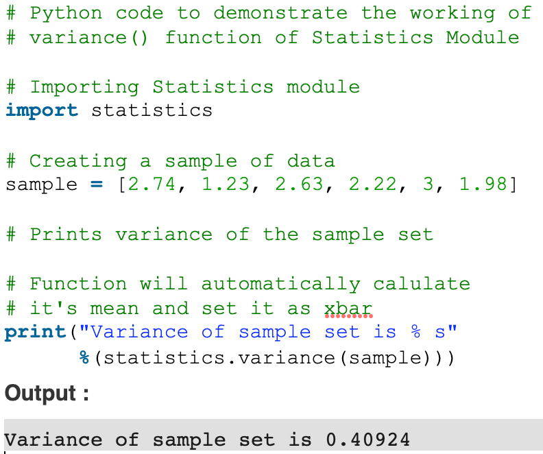 Standard Deviation & Variation concepts and Covariance & Correlation