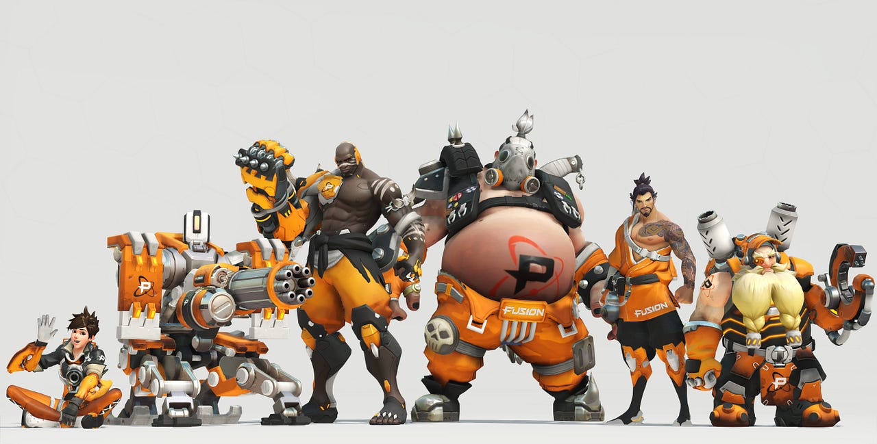 Overwatch League All Team Uniforms and Current Rosters by Sam Lee