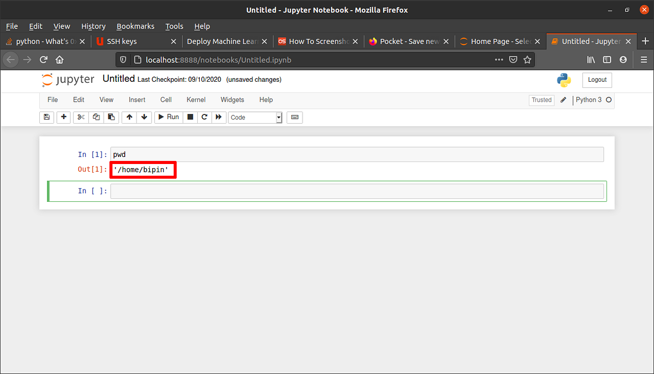Opening Jupyter Notebook From Any Desired Location by Bipin P. Medium