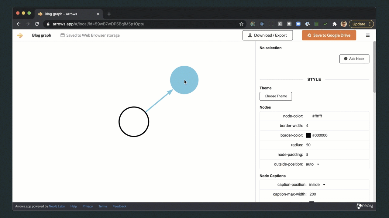 Drawing graphs with Arrows.app. Arrows.app is a new tool from Neo4j
