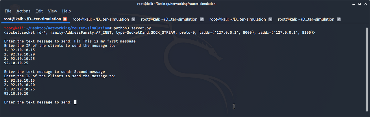 Creating a simple router simulation using Python and sockets | by ...