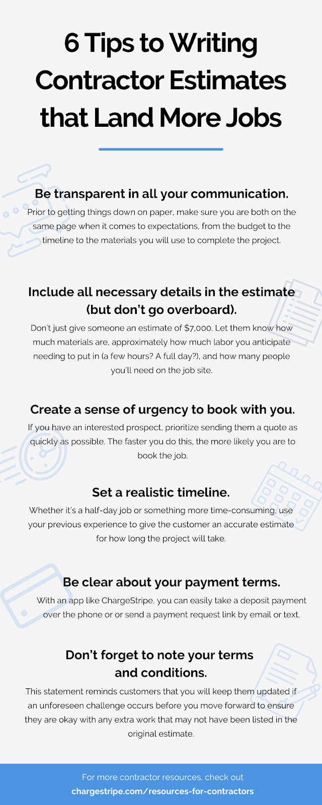 How to Write Contractor Estimates that Land More Jobs | by ChargeStripe |  Medium