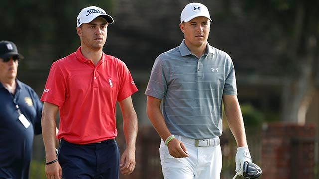 Jordan Spieth or Justin Thomas?. Jordan Spieth's friend. That's what