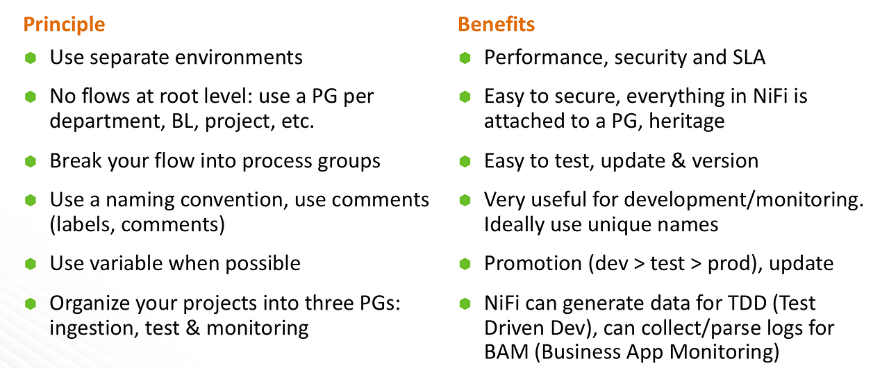 Best practices for running Apache NiFi in production 3 takeaways from