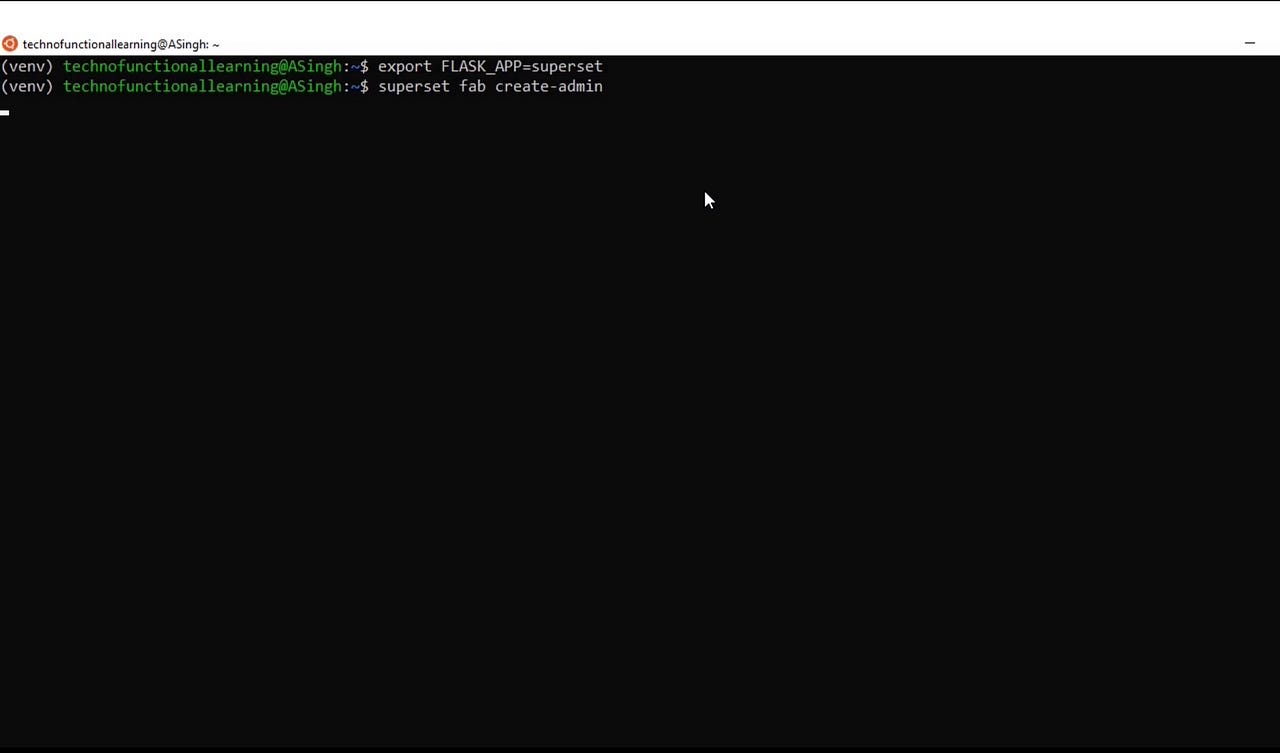 How to install apache superset in windows subsystem for linux ubuntu 20