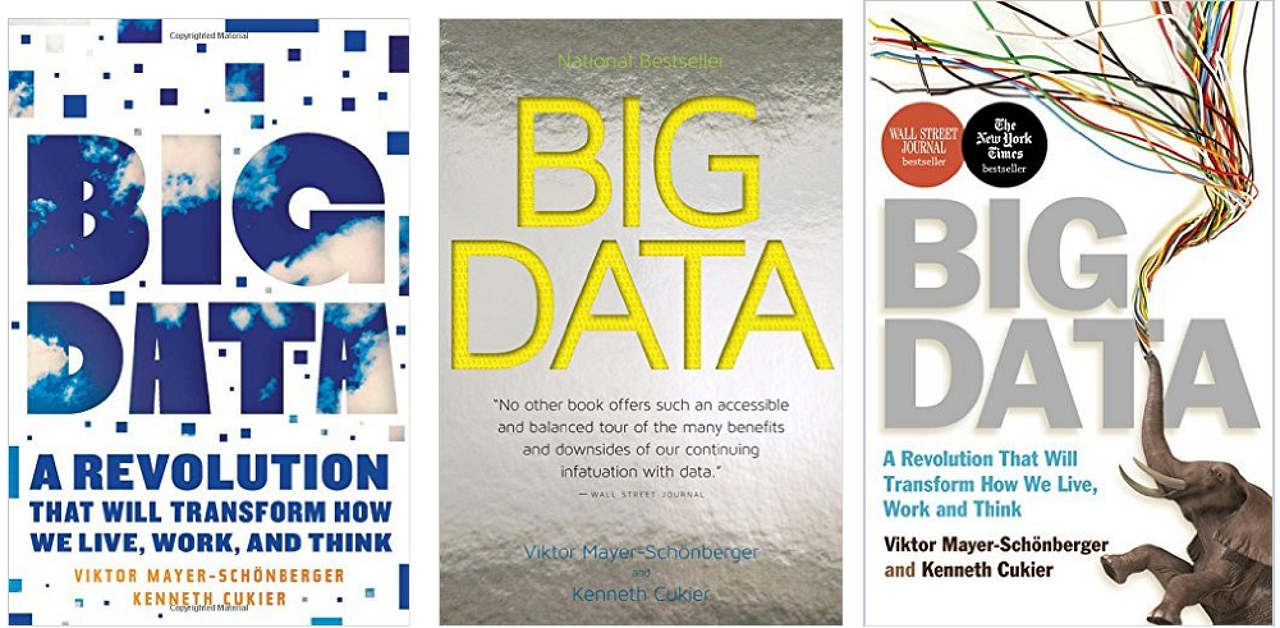 An inventory of big data books. A quick scan of tomes related to data