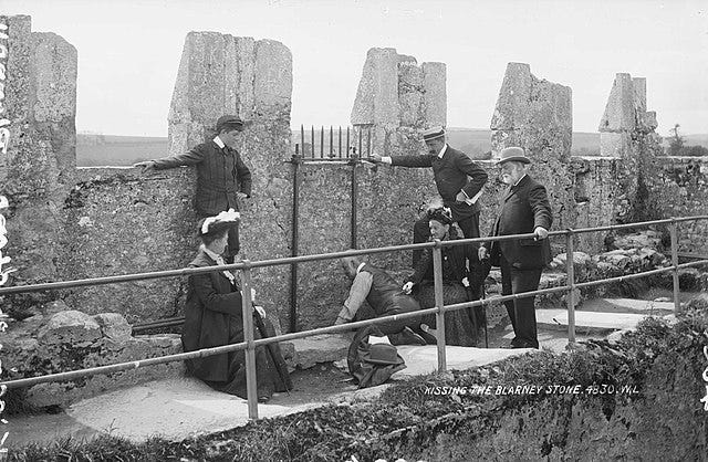 A kiss o’ the blarney stone to ya, from attorney Thomas James