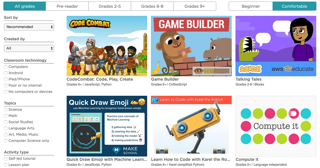 100 new Hour of Code tutorials are here! by Medium