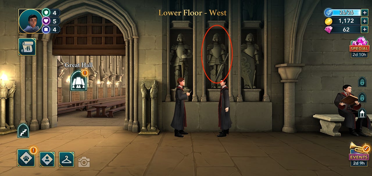 All Energy Spots Hogwarts Mystery