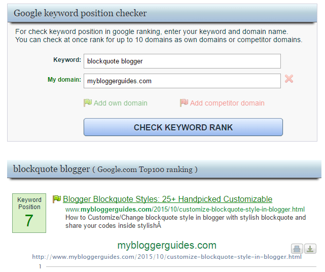 domain name ranking tool