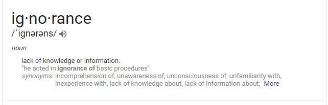 The Rise Of Ignorance And What We Can Do To Change By Jeff Barton Recycled Medium