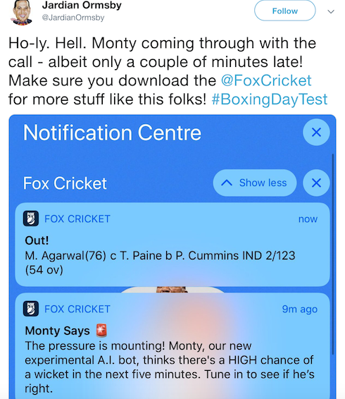 Predicting The Next 5 Minutes Of A Cricket Game Project Monty By Drew Jarrett Medium