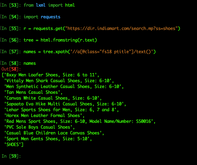webscraper xpath query