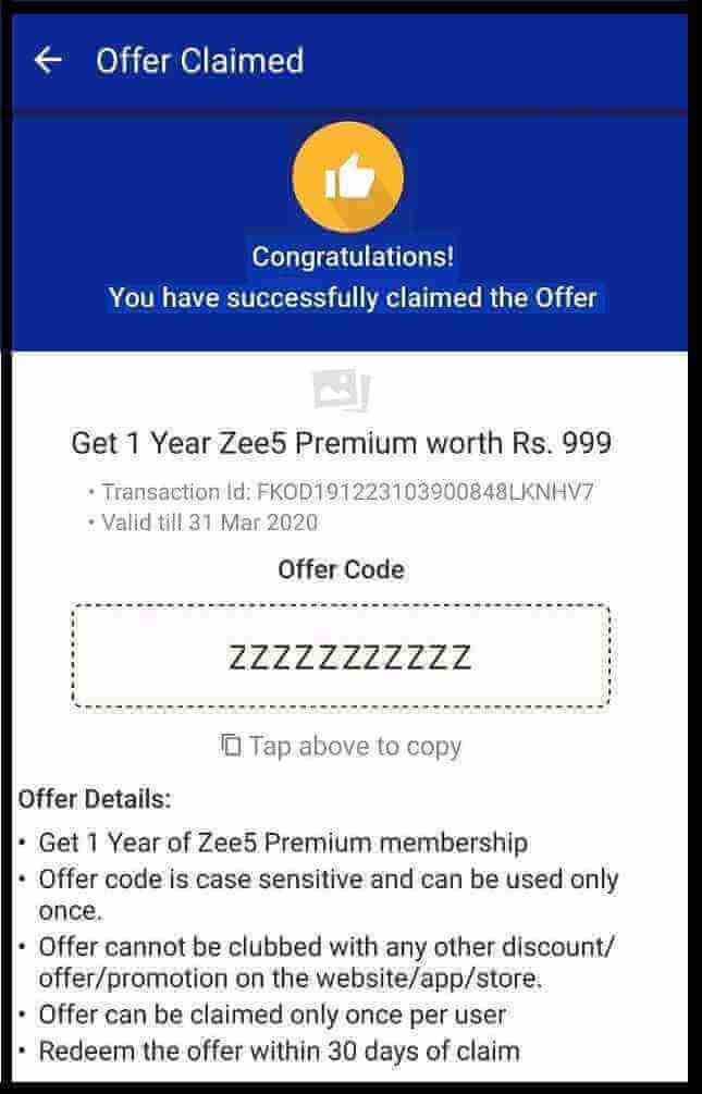 Zee5 Promo Code / Zee5 Promo Code For Subscription Hack 08 2021 Watch