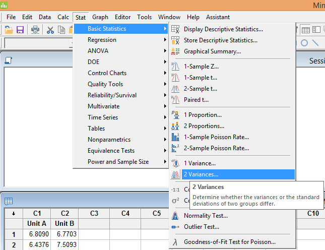 Hypothesis Test Minitab Polreretail