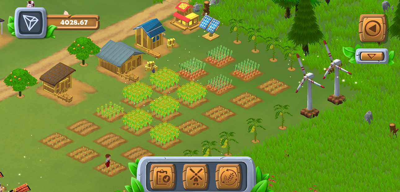 CropBytes Game Scene