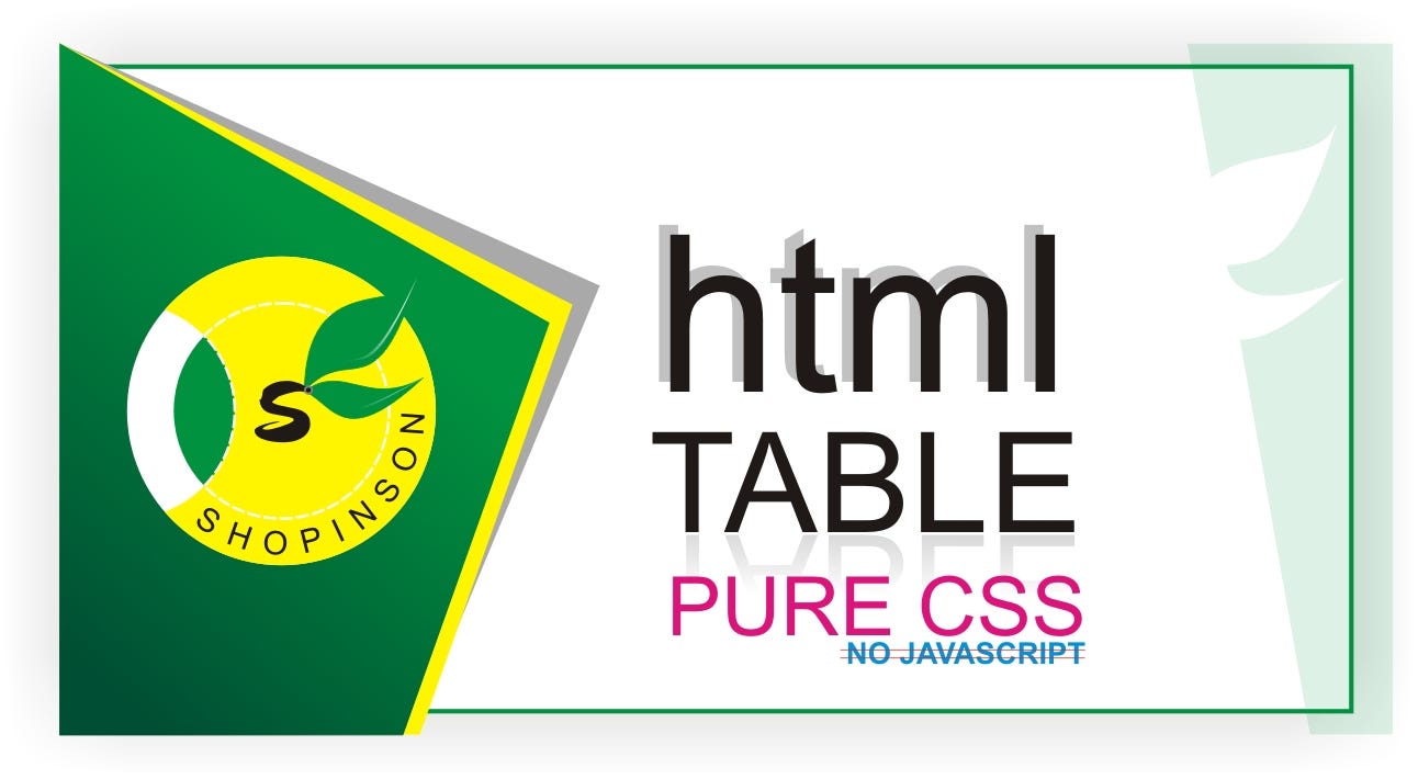 30 Simple Css3 Html Table Templates And Examples 2020 With Images