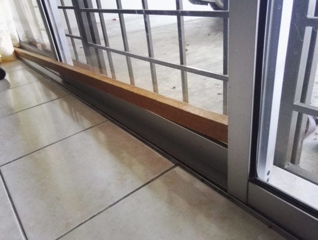 Sliding Door Security Make It Difficult For Burglar To Break In