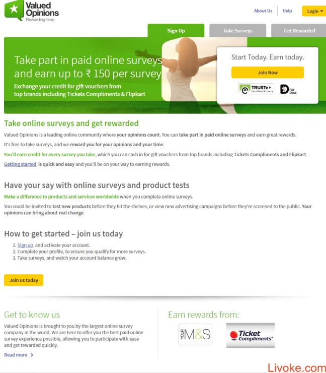 List Of 101 Free Survey Sites To Make Money Online Livoke - 