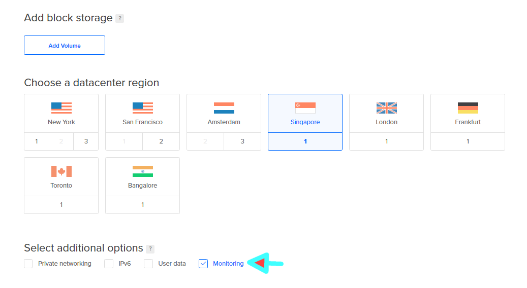 Digital Ocean data center