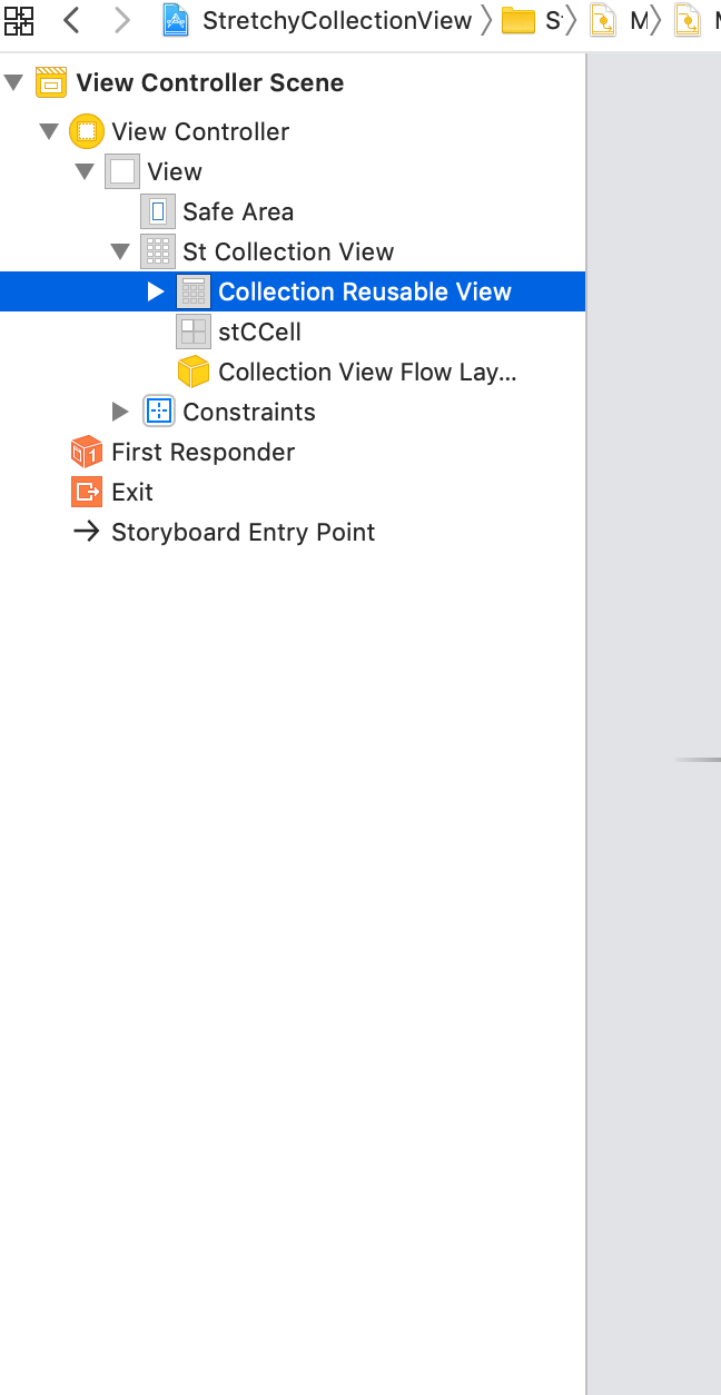 Stretchable Header view in UICollectionView— Swift 5, iOS by ANANTHA