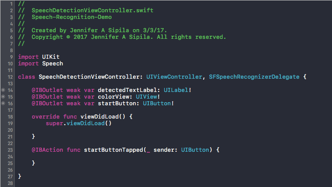 Speech Recognition With Swift Ios 10 By Jen Sipila Ios App Development Medium