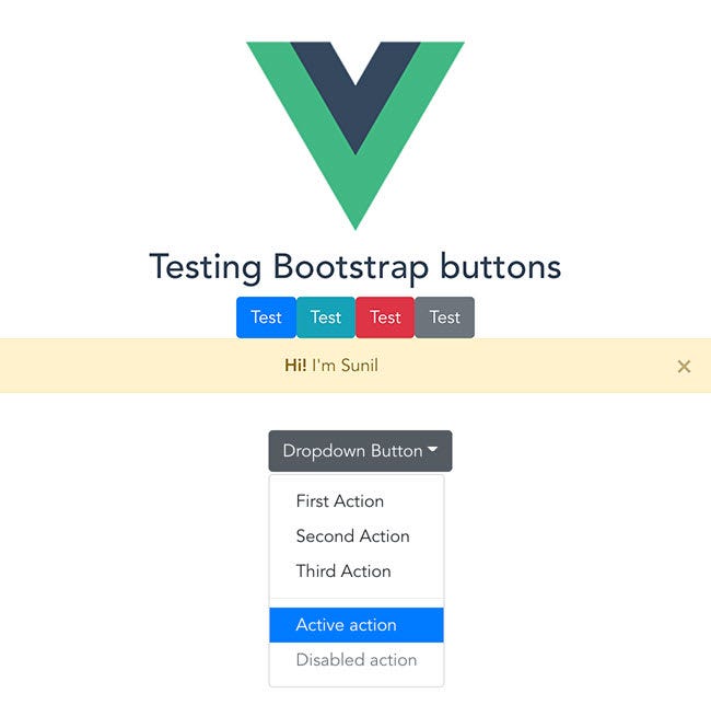 Using Bootstrap with Vue. Learn more about Bootstrap and Vue… | by Sunil  Joshi | codeburst