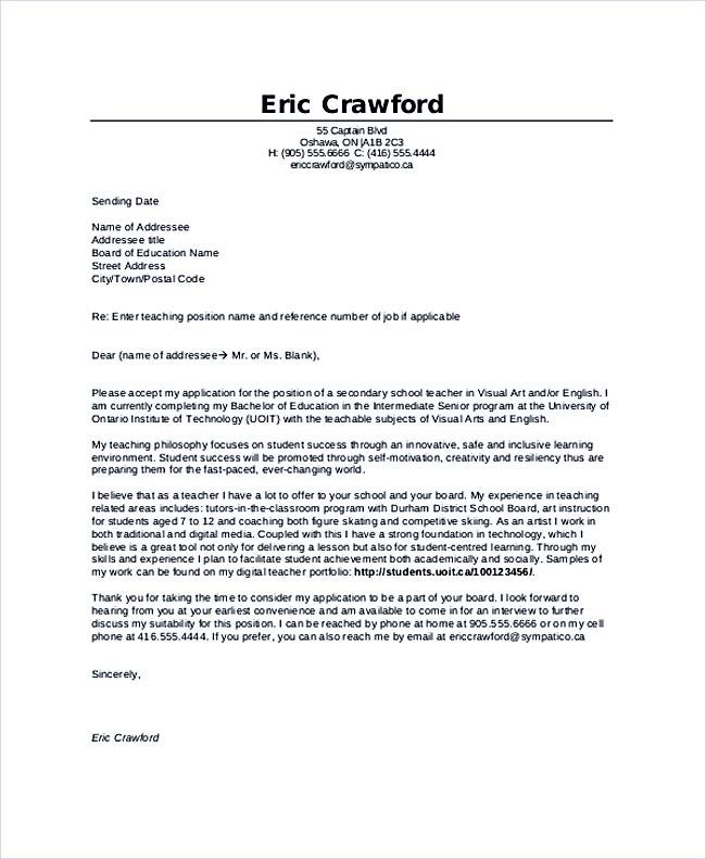 Art Teacher Cover Letter from miro.medium.com