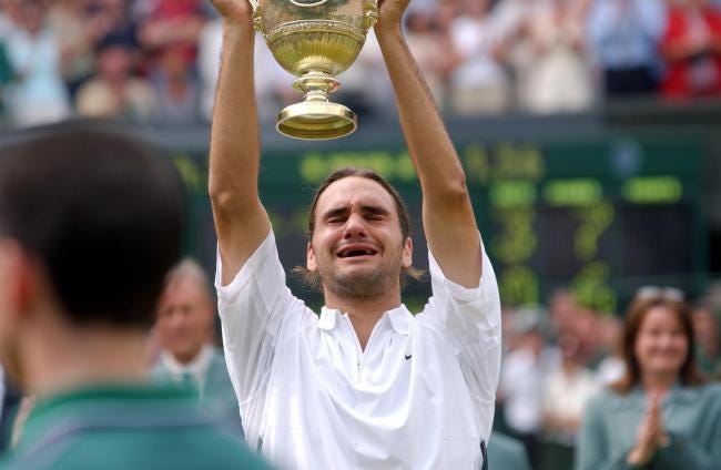 Remembering Roger Federer's First Grand Slam Title: 2003 Wimbledon 🏆 | by  Great Epicurean | The Great Epicurean | Medium