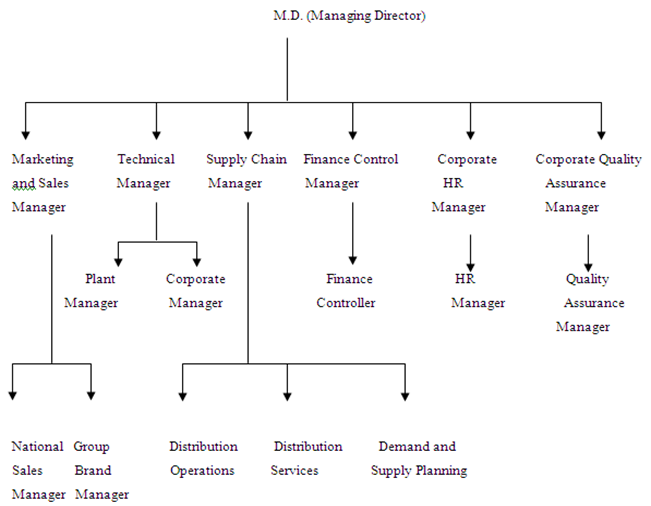 Nestle Organizational Chart
