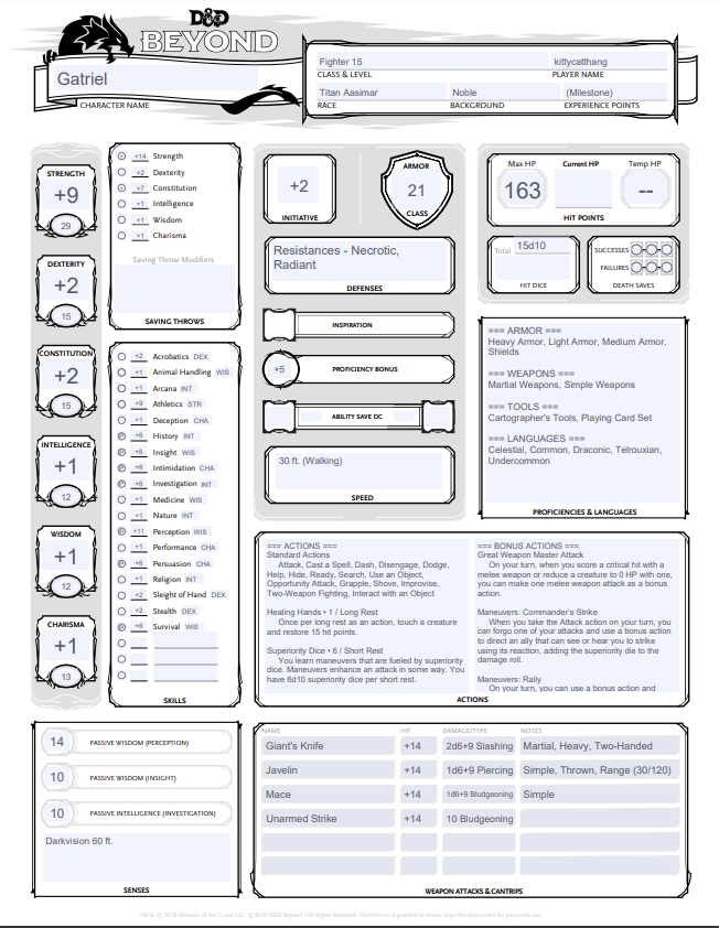 Breaking Down The Dungeons And Dragons Character Sheet Part 1 By Cat Webling Superjump Medium