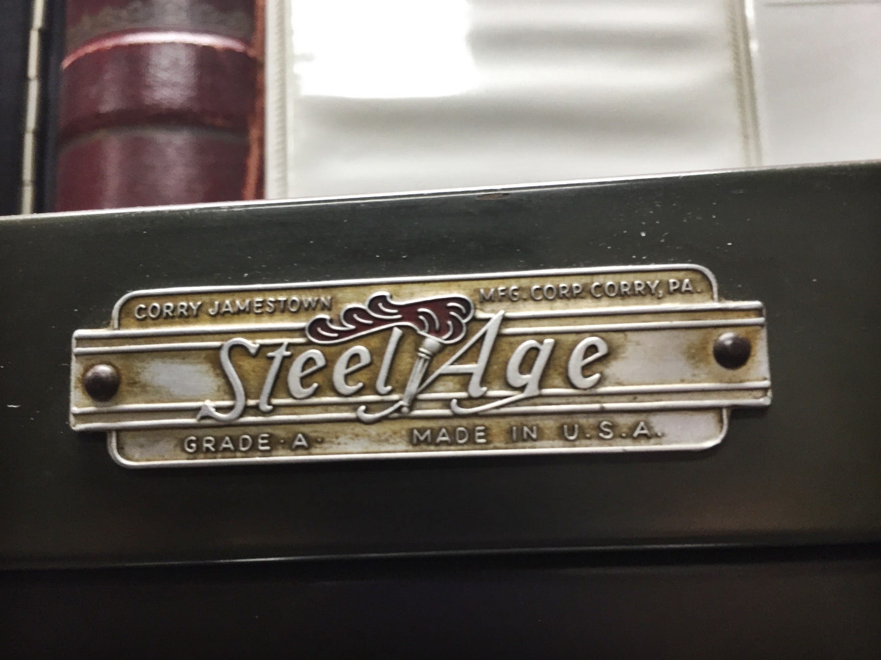 The Steel Cabinet Logos Of The Janesville Gazette Newsroom Library By Andrew Reuter Medium