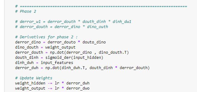 Figure 68: Phase two of training on our neural network