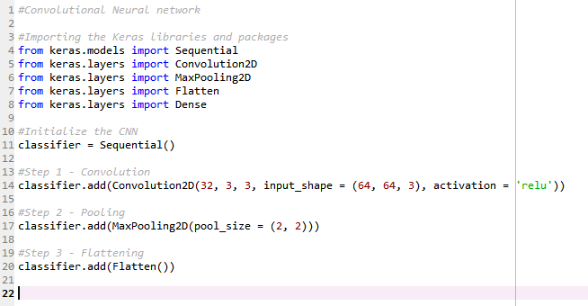 python cnn example code