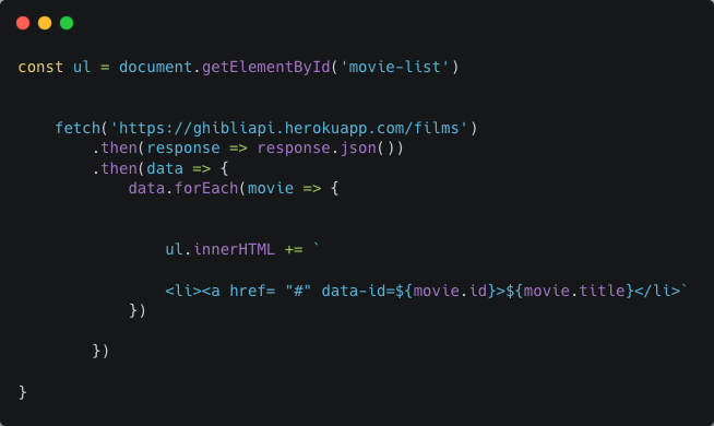 Fetching from an API. How to fetch from an API and load that… | by Will ...