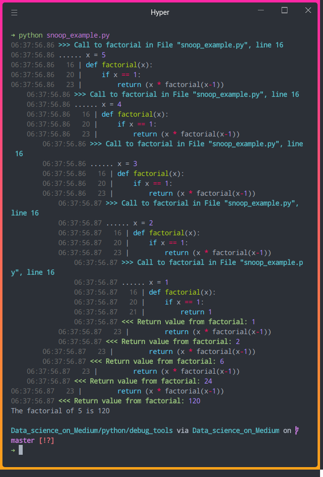 3 Tools to Track and Visualize the Execution of your Python Code | by  Khuyen Tran | Towards Data Science