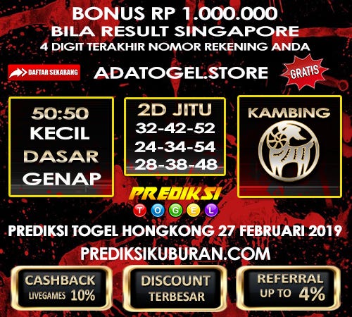 Prediksi Jitu Togel Sidney Rabu 27 Februari 2019 By Prediksi Kuburan Medium