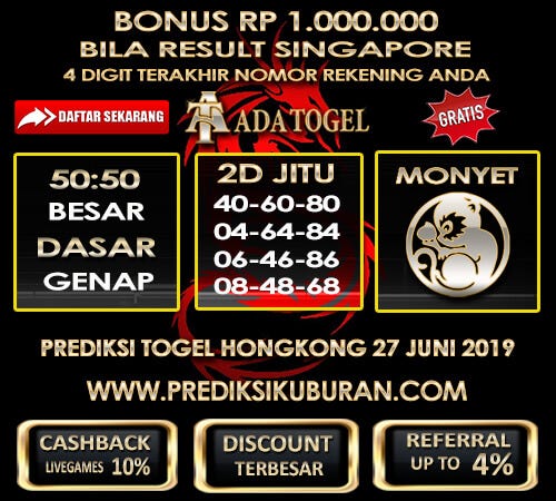 Prediksi Angka Jitu Togel Hongkong Jumat 28 Juni 2019 By Prediksi Kuburan Medium