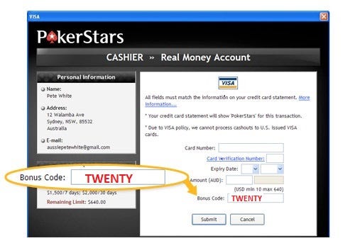 Pokerstars casino instant bonus codes 2019 Pokerstars casino instant bonus codes 2019