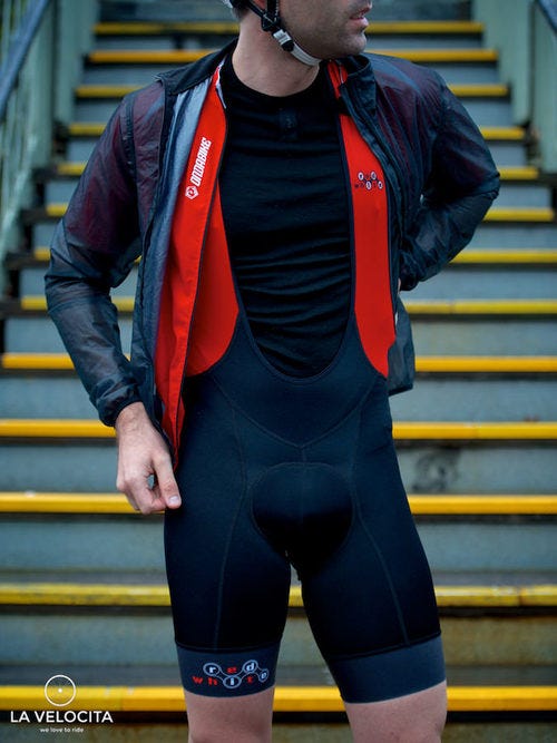 La Velocita reviews RedWhite BibShorts 